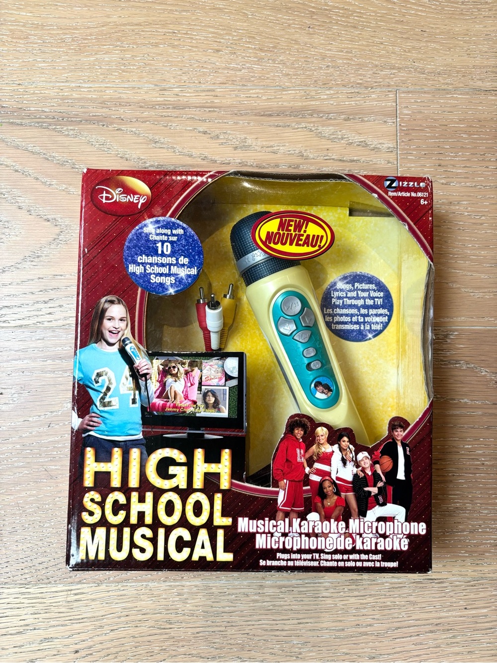 2008 Disney High School Musical Karaoke Microphone NEW Rare